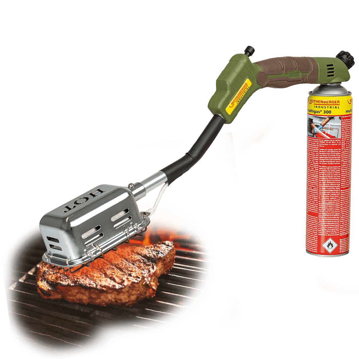 Rothenberger Industrial Handy Roaster mit Piezozündung inkl. Gas