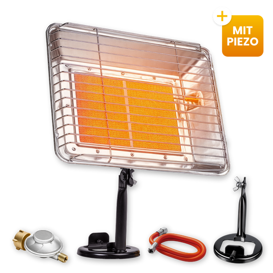 Eco gas heater with Piezo