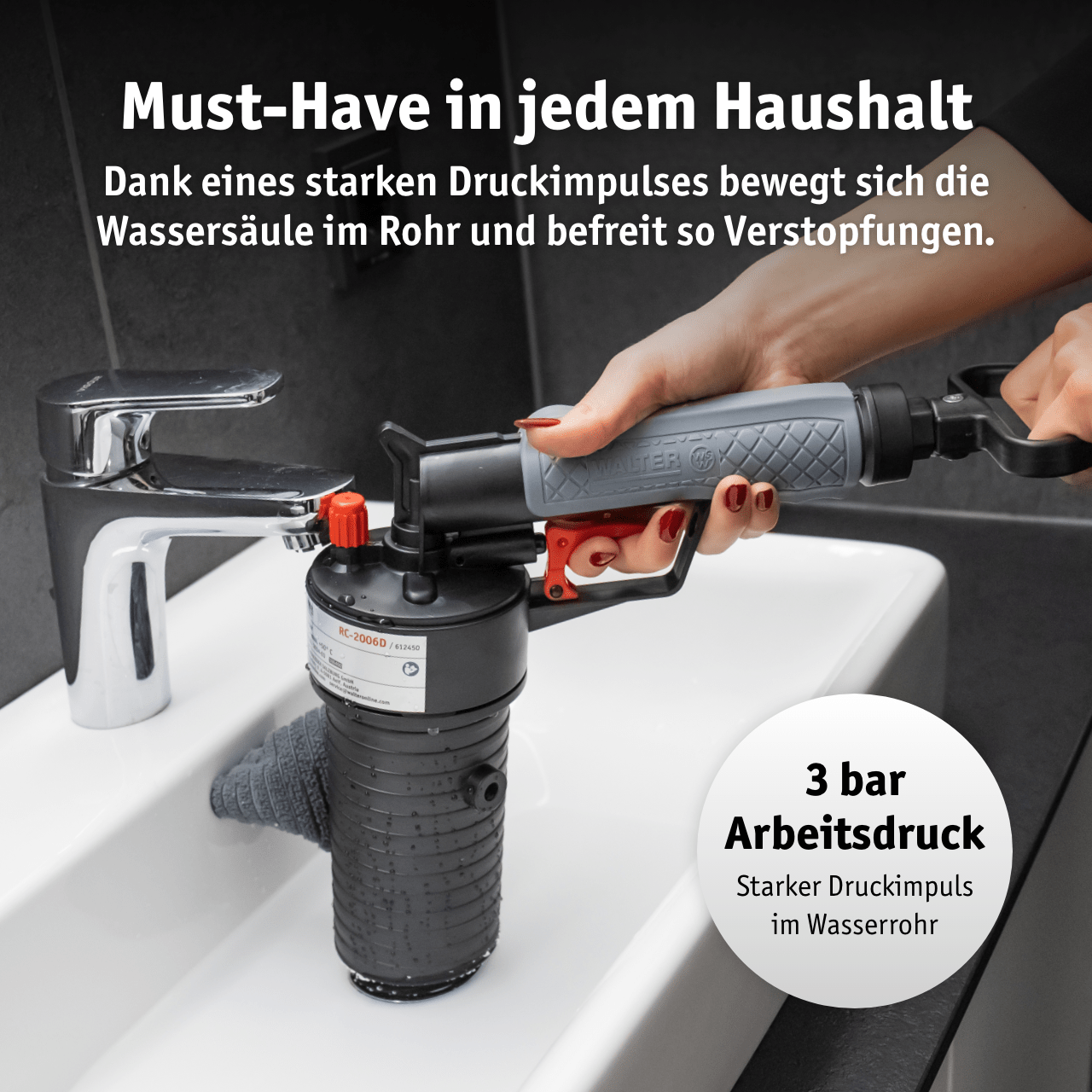Multibrand Repacked Pressluftrohrreiniger