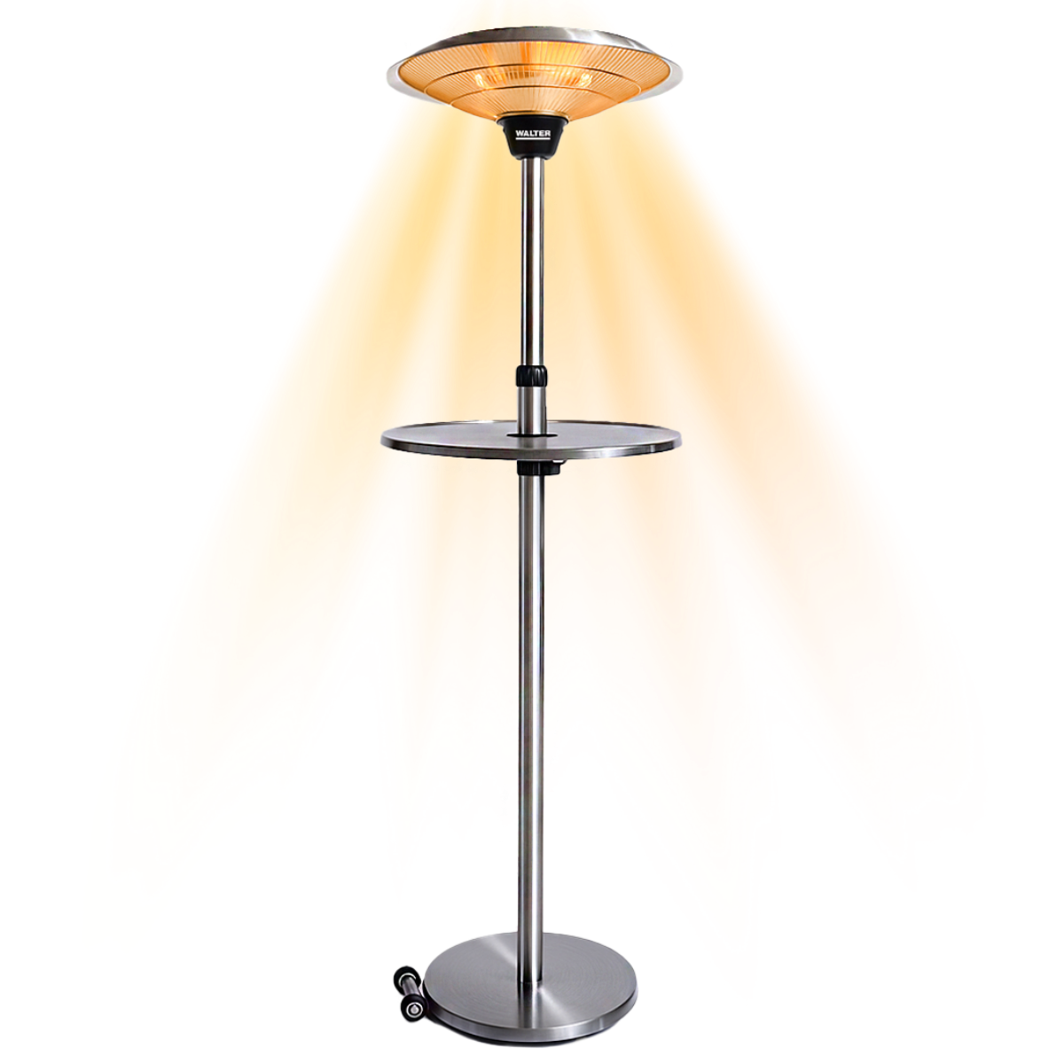 Halogen Terrassenstrahler mit Rädern