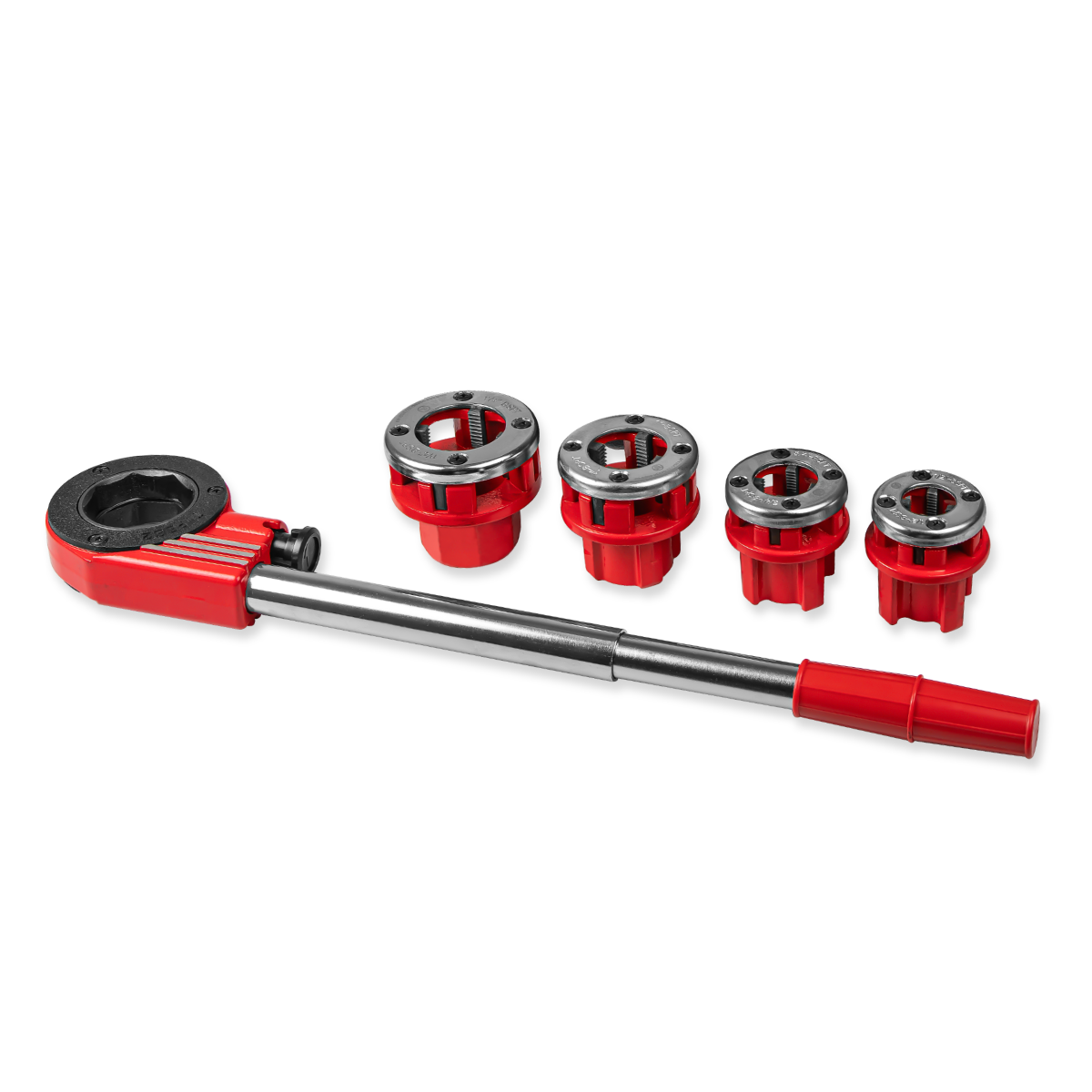 Thread cutting die set, 6-piece.