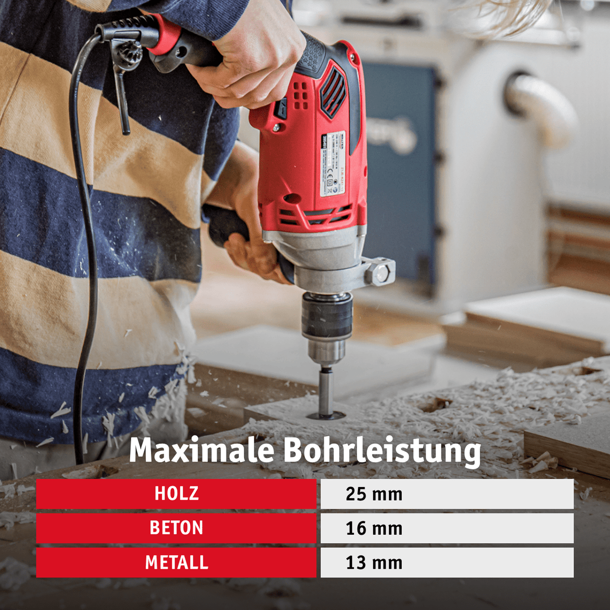 WALTER Schlagbohrmaschine 910 W