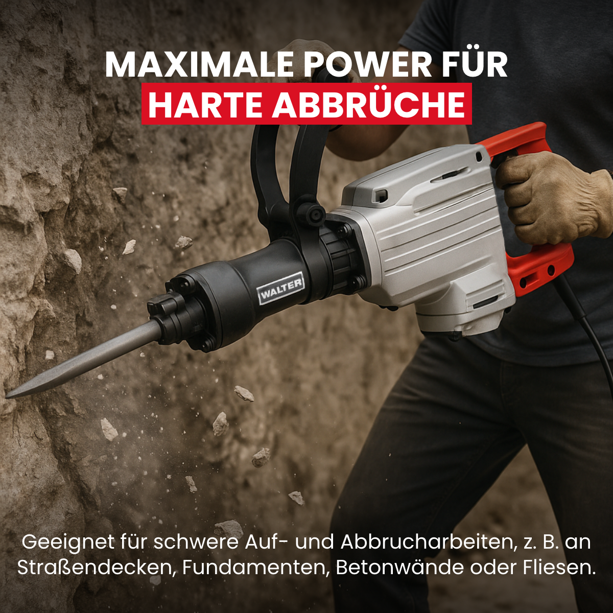 Chisel and demolition hammer 1700 W