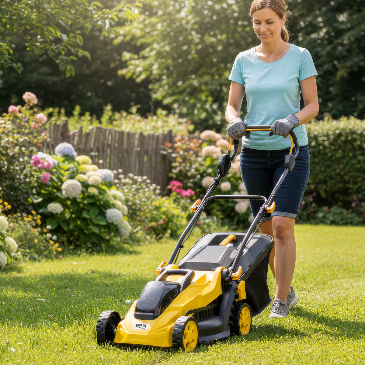 Akku Rasenmäher 20 V mit Mulchfunktion