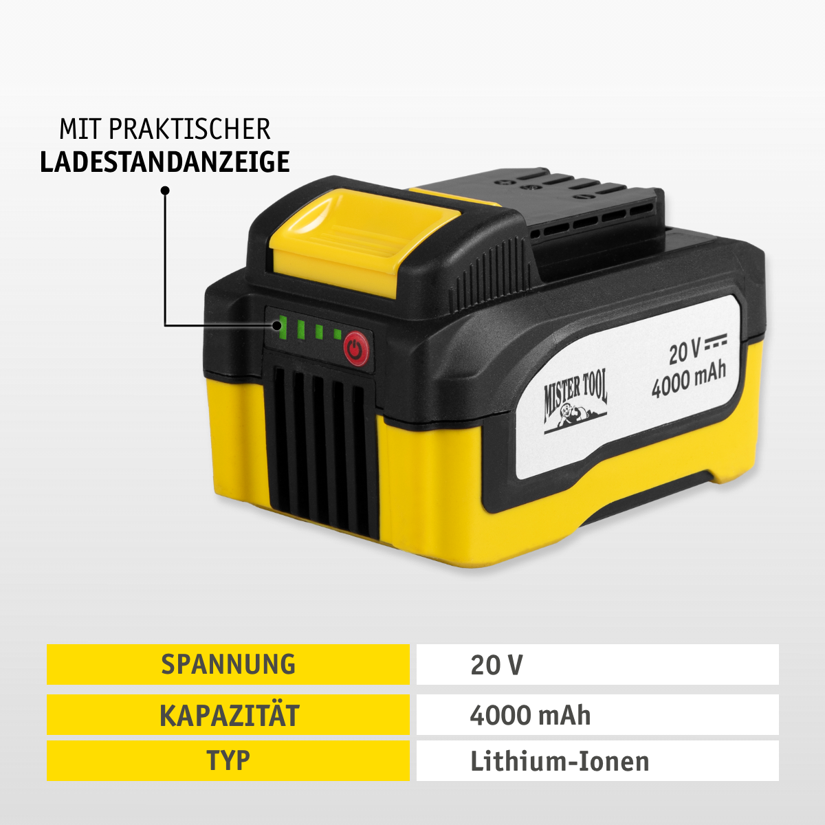 Akku Rasenmäher 20 V mit Mulchfunktion