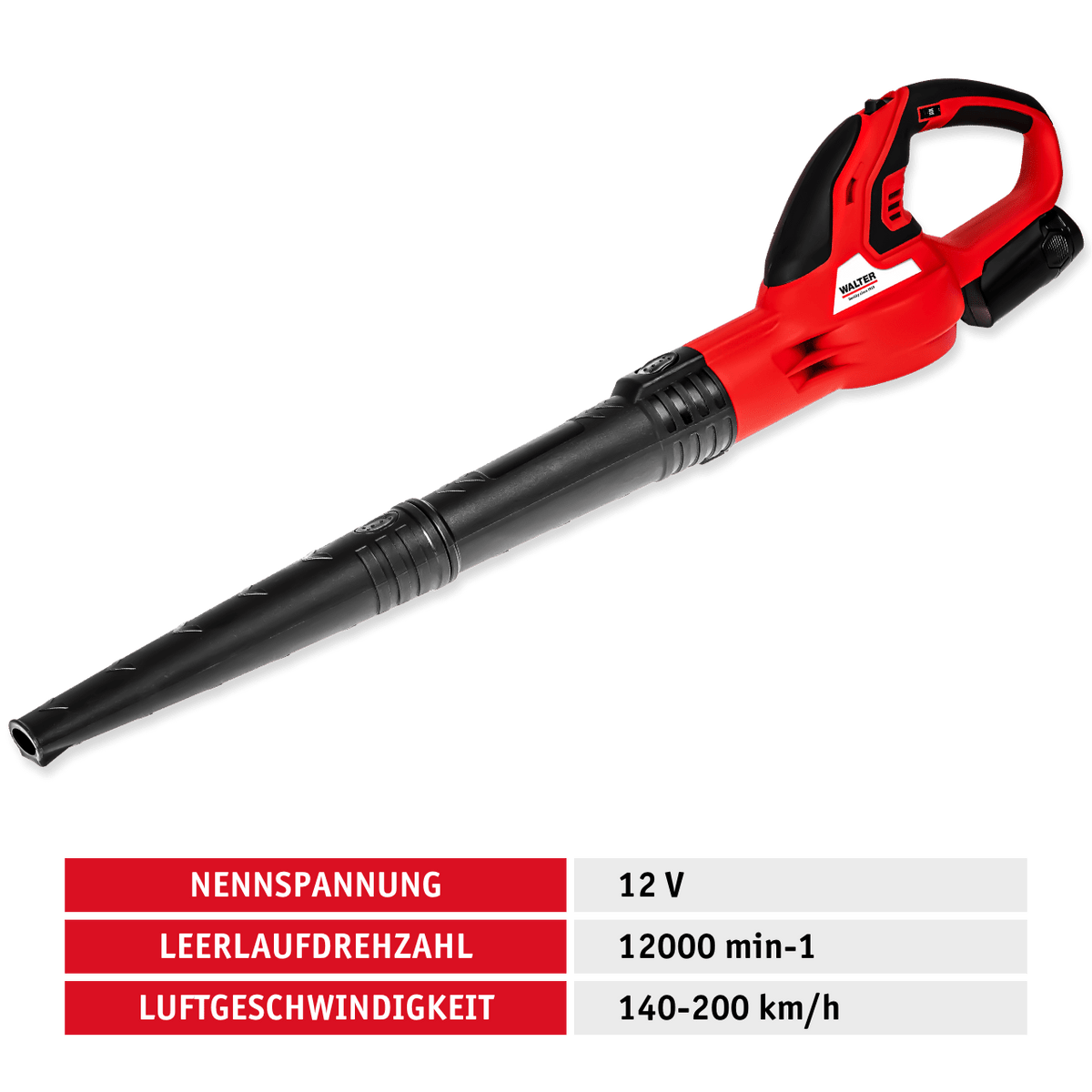 WALTER Walter Li - Ion Akku - Laubbläser 12 V