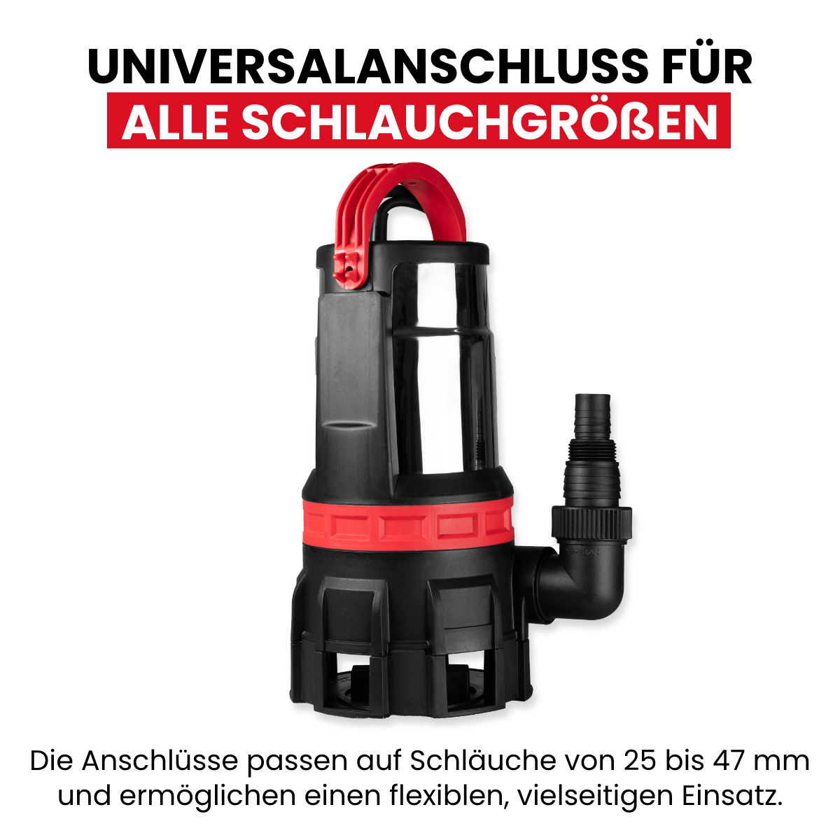 Dirty and clear water pump 750 W 2-in-1