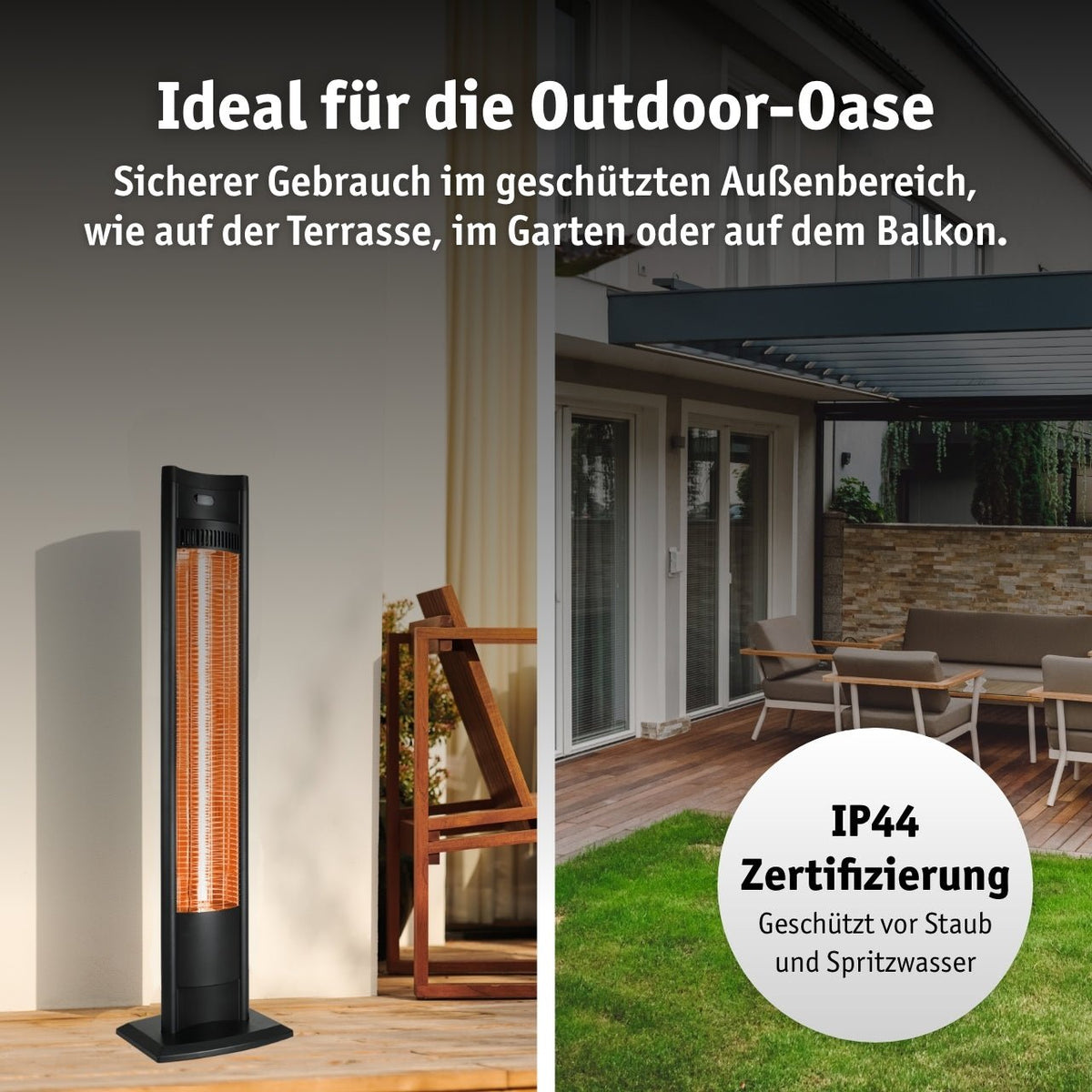WALTER Infrarot Standheizstrahler 2000 W