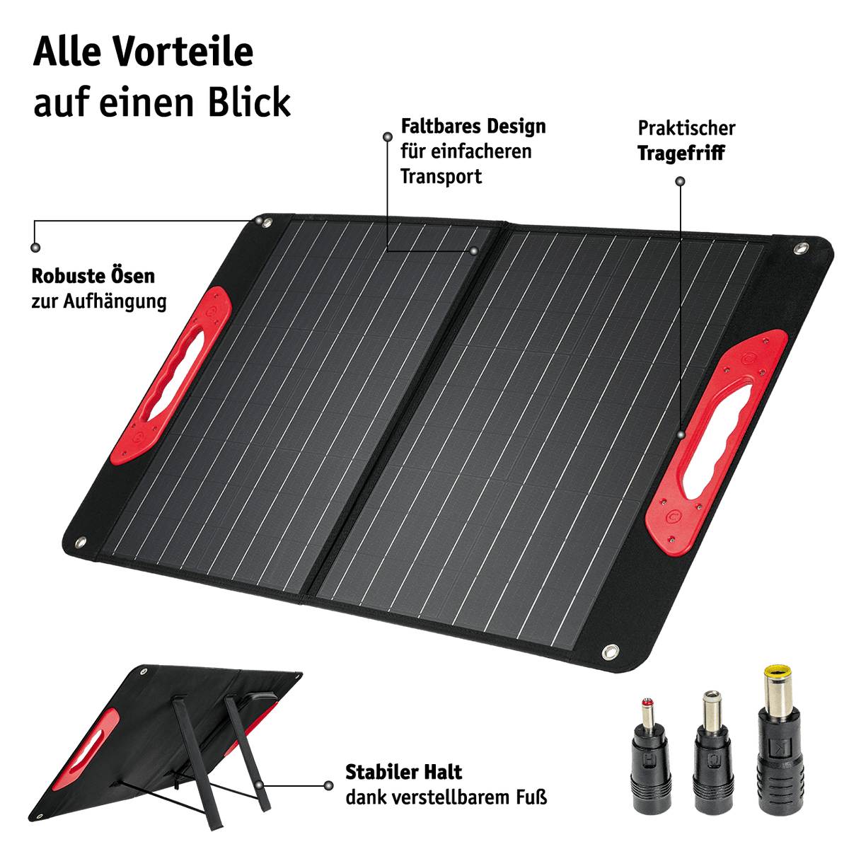 WALTER Solarpanel 60 W (faltbar)