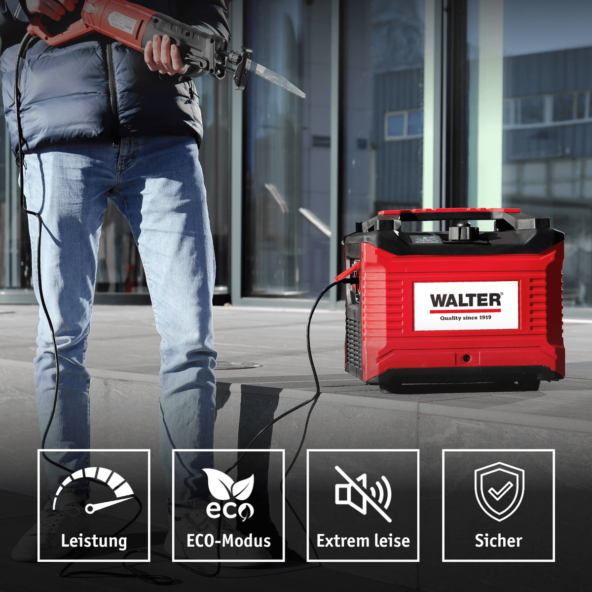 WALTER Inverter Stromerzeuger 1000 W