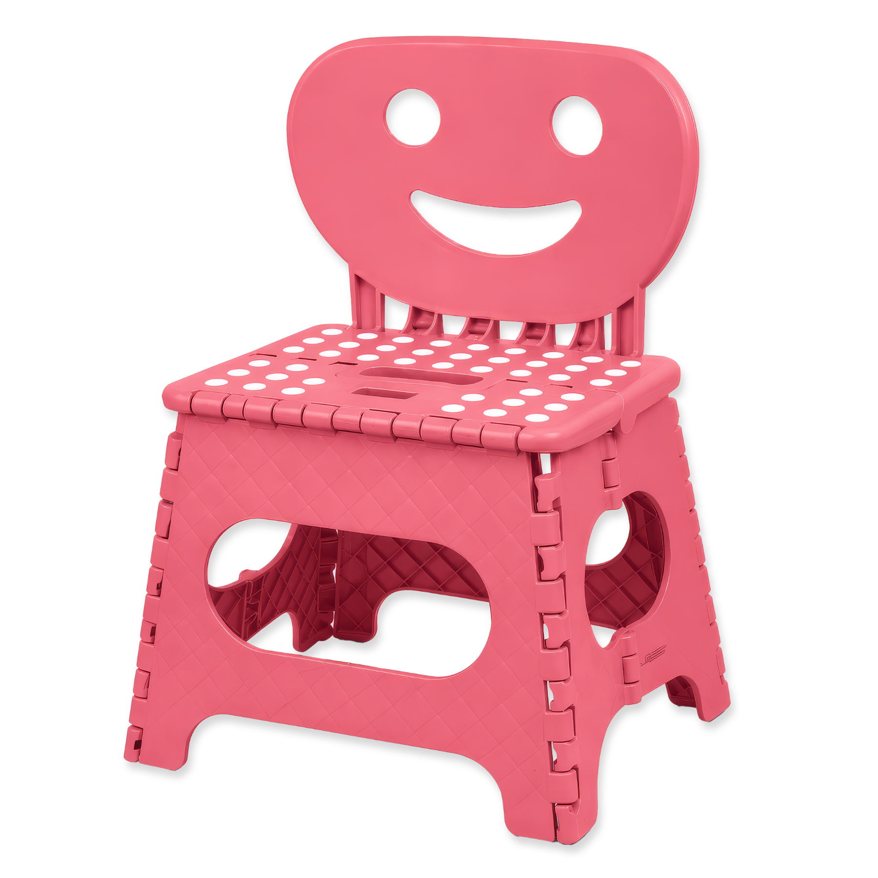 Klappbarer Kinderstuhl rosa 2-in-1