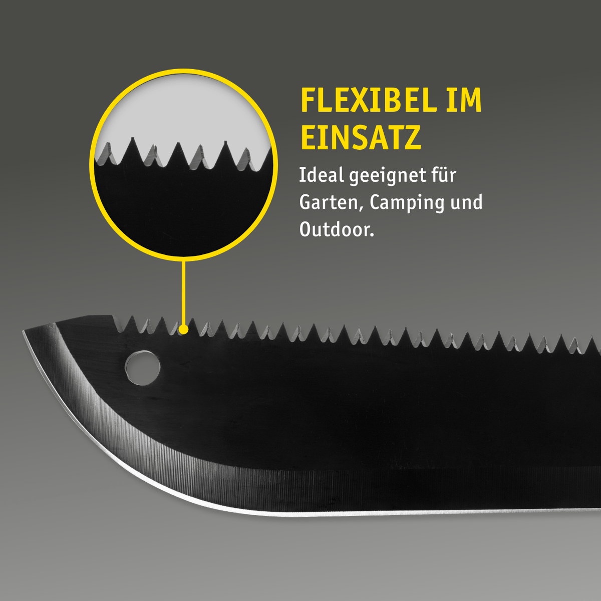 MISTER TOOL Mehrzweck-Machete mit Sägefunktion