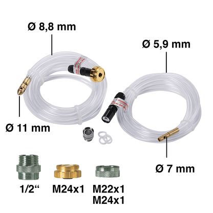 Rothenberger Industrial Hochdruck-Abflussreiniger-Set 9 tlg.