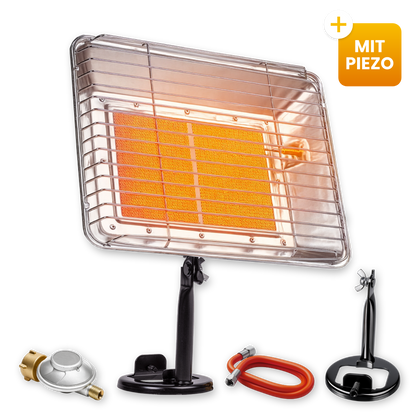 Eco gas heater with Piezo