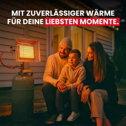 Eco gas heater with Piezo