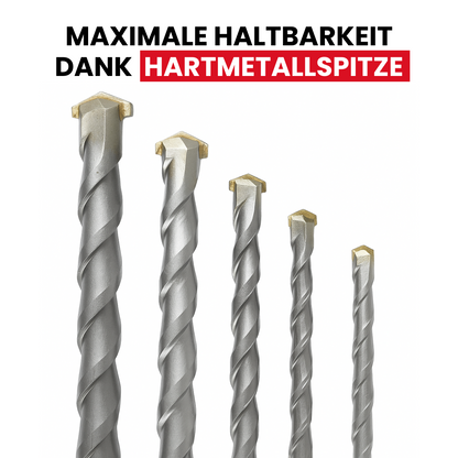 SDS Plus drill bit set, 5-piece, 600 mm