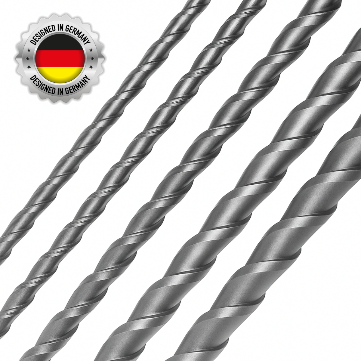SDS Plus drill bit set, 5-piece, 600 mm