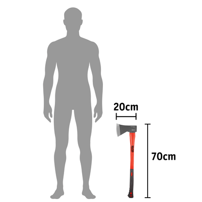 WALTER Axt 1250 g 70 cm