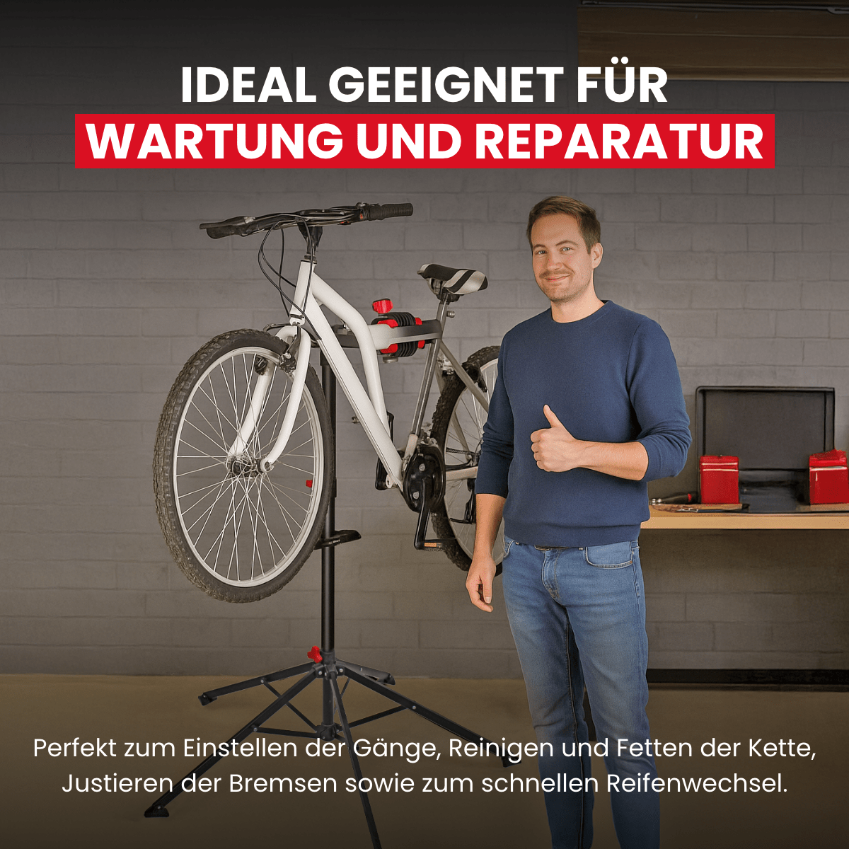 WALTER Fahrrad Reparaturständer