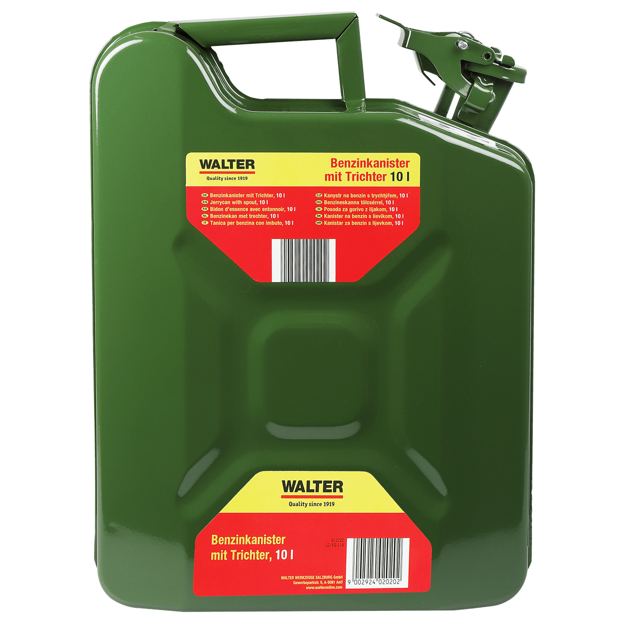 WALTER Benzinkanister-Set 10 L 2-tlg.