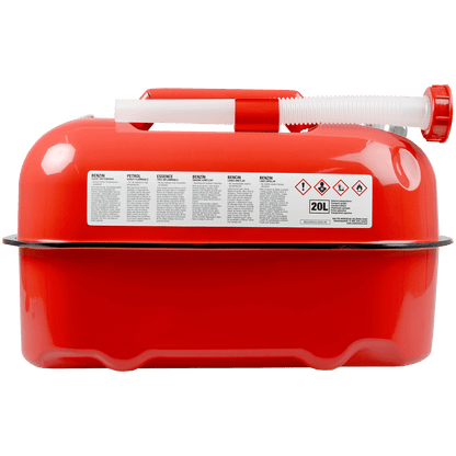 WALTER 2-tlg. Set 20 L Horizontaler Benzinkanister