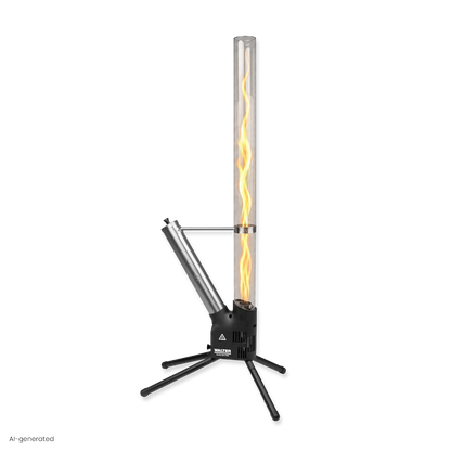 Feuerrohr mit Asche-Schublade