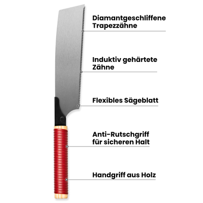 Japanese saw with short handle