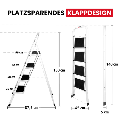 4-step folding ladder step 