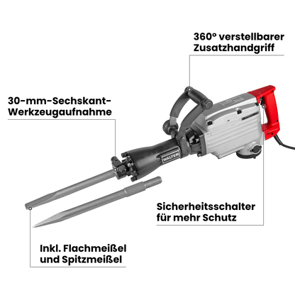 Chisel and demolition hammer 1700 W