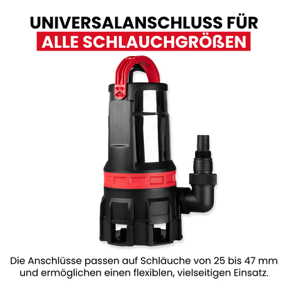 Dirty and clear water pump 750 W 2-in-1