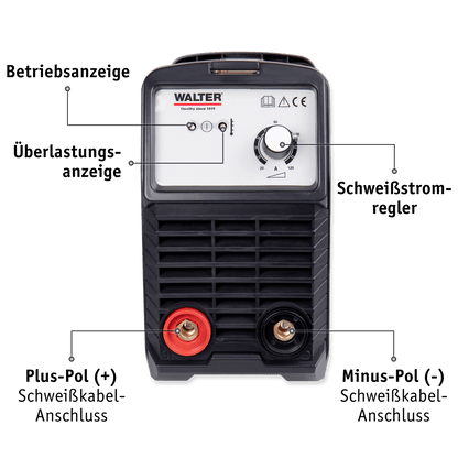 WALTER Tragbares Inverter - Schweißgerät 120 A