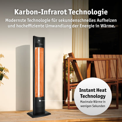 WALTER Infrarot Standheizstrahler 2000 W