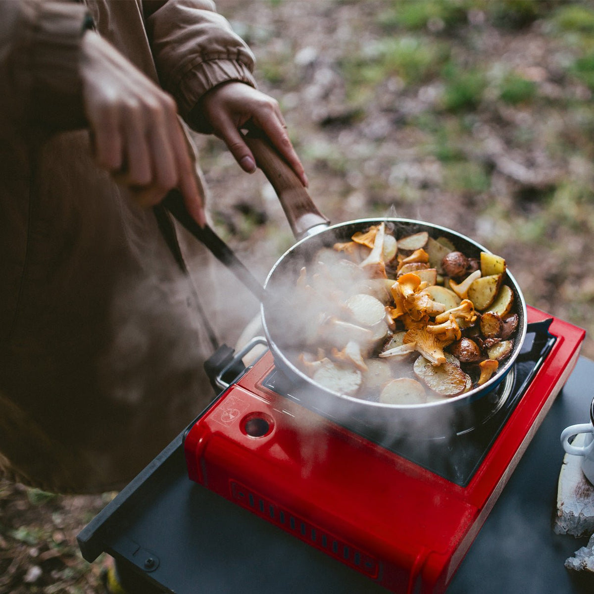WALTER Campingkocher Gourmet mit Piezo