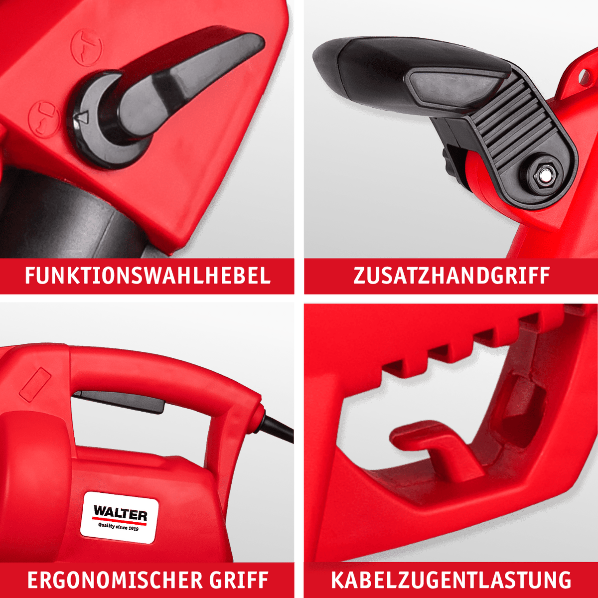 WALTER Elektro Laubsauger und -bläser 3000 W