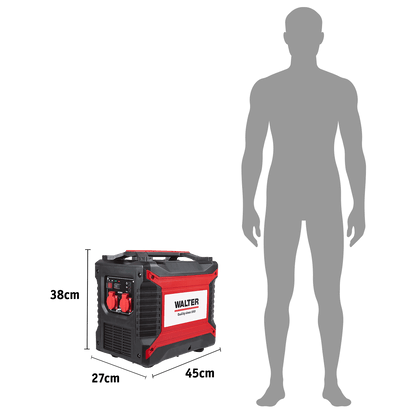 WALTER Inverter Stromerzeuger 2000 W