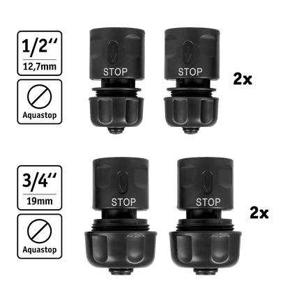 WALTER Schlauchadapter Set 20-tlg.