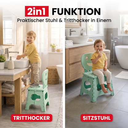 Klappbarer Kinderstuhl mint 2-in-1