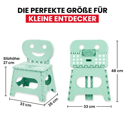 Klappbarer Kinderstuhl mint 2-in-1