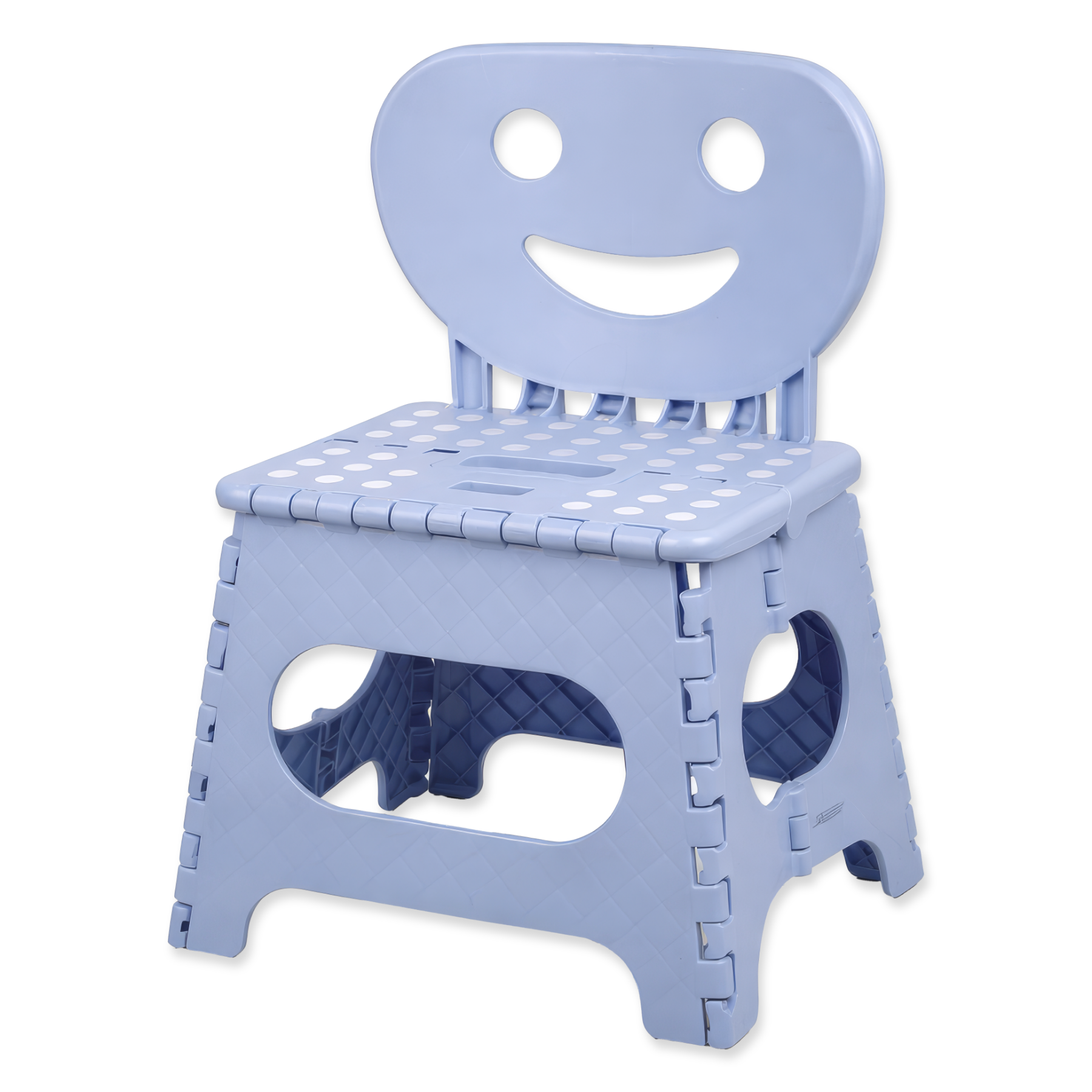Klappbarer Kinderstuhl blau 2-in-1