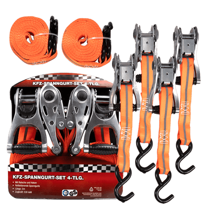 Multibrand Repacked KFZ Spanngurt Set 4 - tlg.