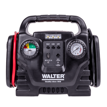 WALTER Auto - Startgerät mit Kompressor
