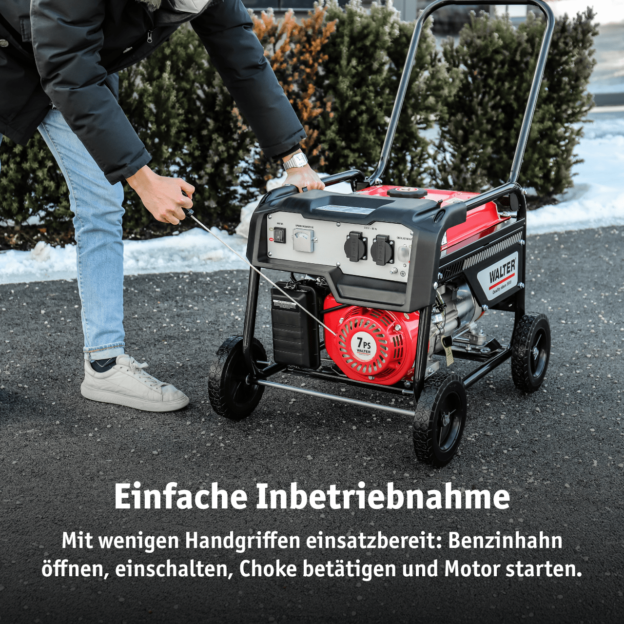 WALTER Stromerzeuger 2 600 W