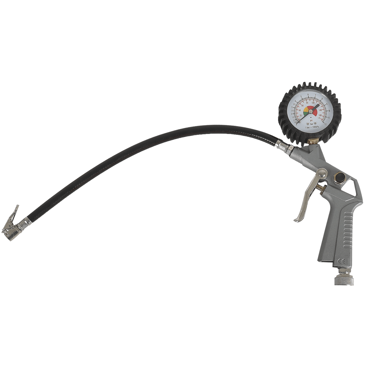 WALTER Multibrand Repacked Werkstatt-Kompressor 50 L (mit Spiralschlauch, Manometer, Adapter)