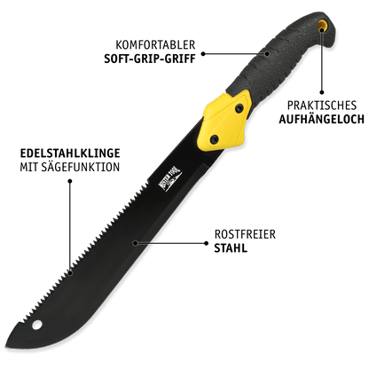 MISTER TOOL Mehrzweck-Machete mit Sägefunktion